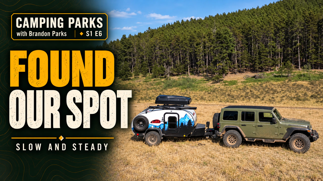Sarge and Backpack in the Bighorn country: Found Our Spot